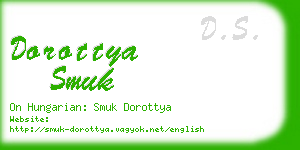 dorottya smuk business card